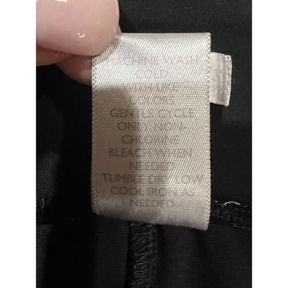 Avenue VIP KNITS Average Black Pants Elastic Pull On Waist Size 18/20 - Picture 6 of 6